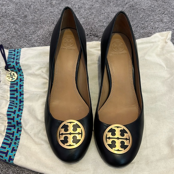 Tory Burch Chelsea block heel (8.5) - Picture 1 of 5
